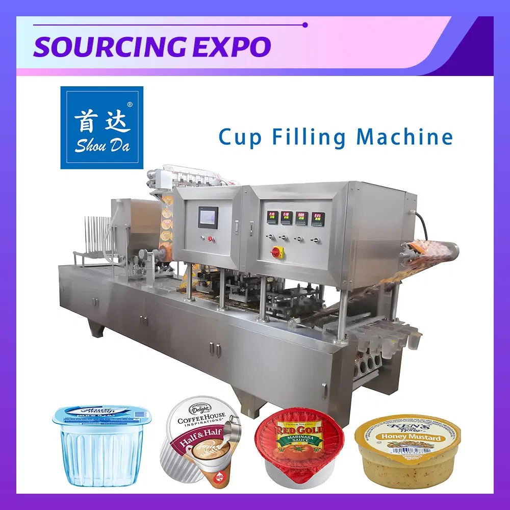 2/4 Automatic Water Juice Jelly Coffee Cup Filling Sealing Machine (CE)