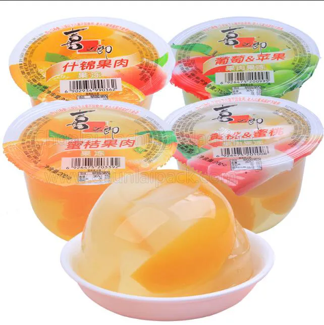 Automatic Fruit Juice Jelly Pudding Cup Filling Sealing Machine