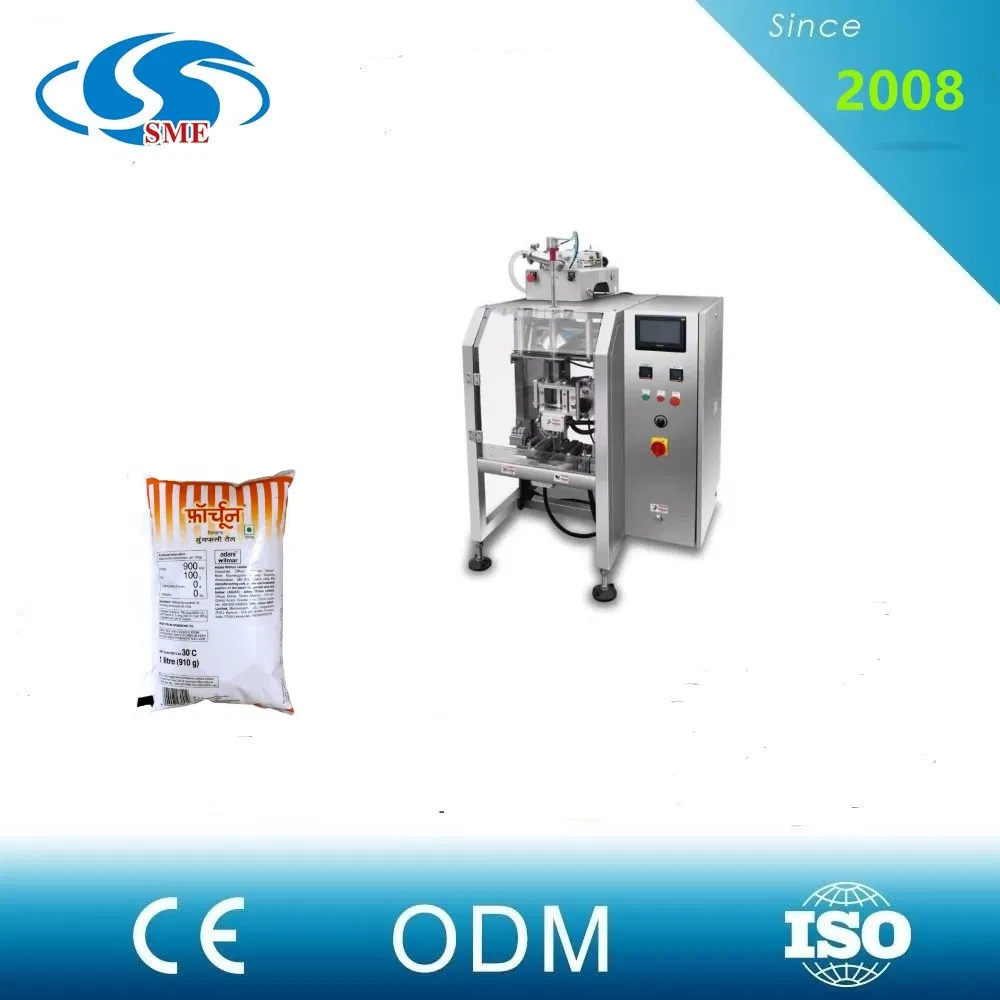 Automatic Honey/Ketchup/Sauce/Oil/Liquid/Lotion/Shampoo/Jelly/Liquid Soap/Juice/Tomato Paste Food Sachet Pouch Packaging Packing Filling Sealing Machine