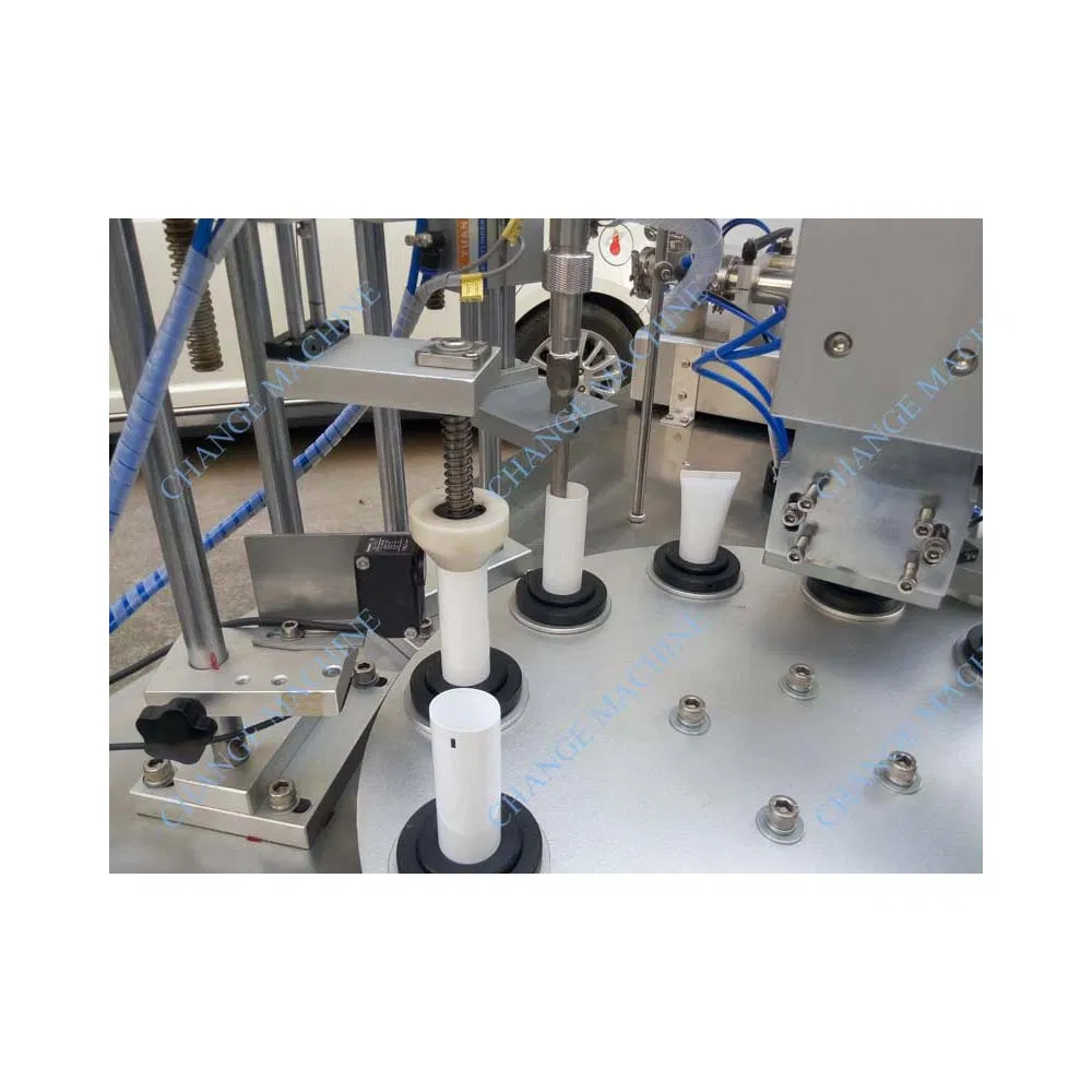 Automatic Jelly Cream Paste Lotion Tubes Filling Ultrasonic Sealing Machine