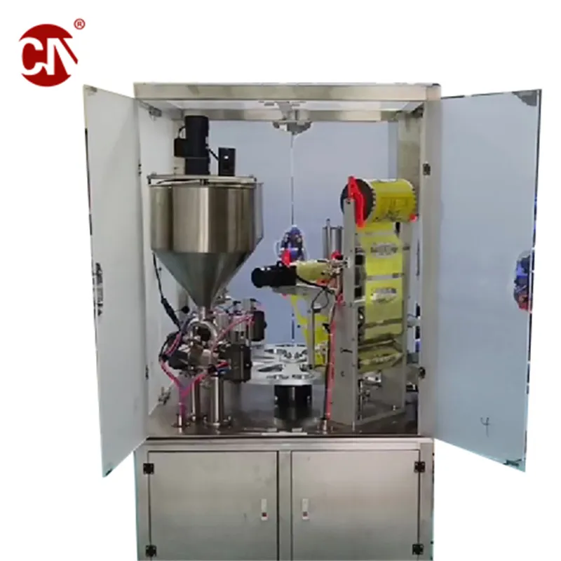 Automatic Jelly Pudding Milk Yogurt Water Cup Filling and Sealing Machine Cup Cake Filling Machine