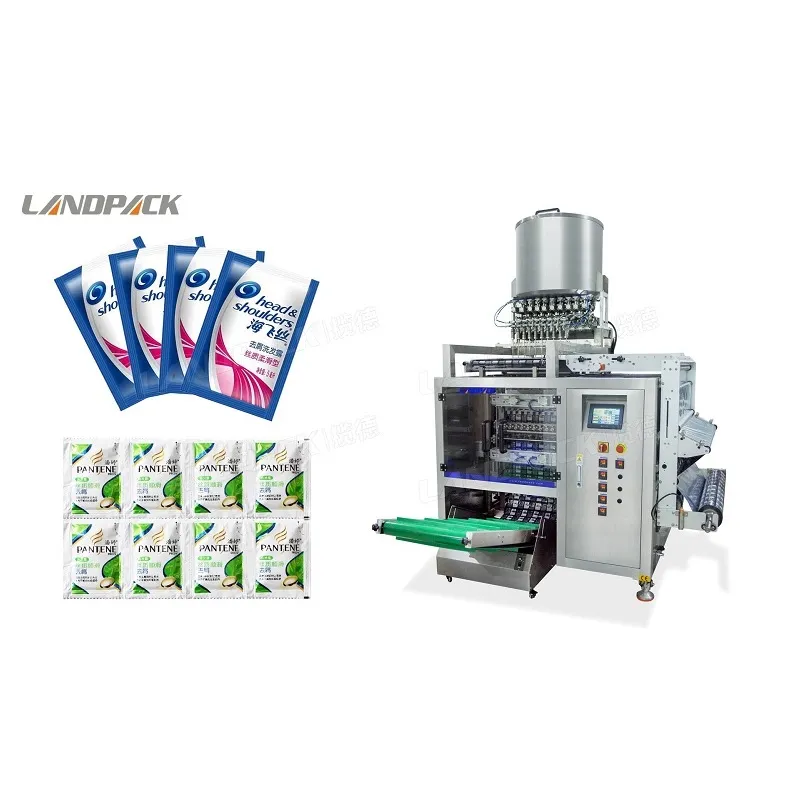 Automatic Multi 4 6 8 10 Lanes Bag Sachet Stick Filling Sealing Machine Oral Rinse Juice Jelly Water Cream Lotion Filler Sealer Machine