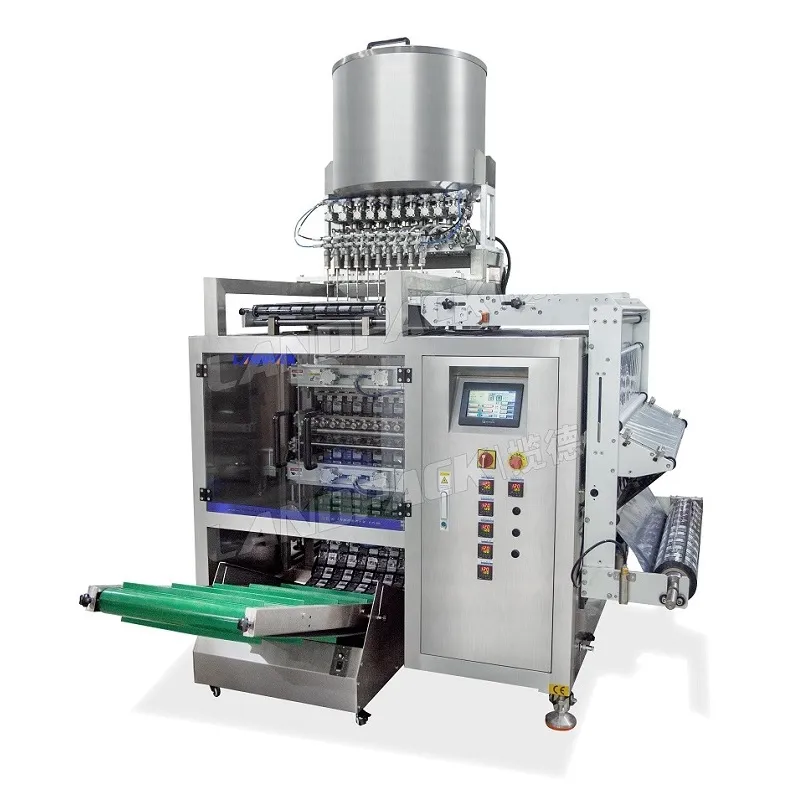 Automatic Multi 4 6 8 10 Lanes Bag Sachet Stick Filling Sealing Machine Oral Rinse Juice Jelly Water Cream Lotion Filler Sealer Machine