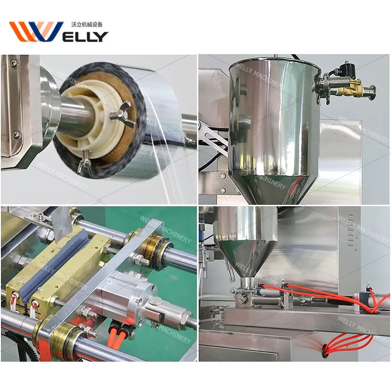 Back Sealing Liquid Jelly Strip Jelly Stick Filling Machine Ice Pop Packing Machine