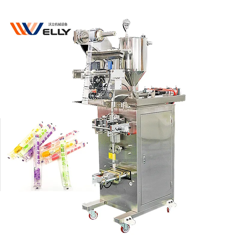 Back Sealing Liquid Jelly Strip Jelly Stick Filling Machine Ice Pop Packing Machine