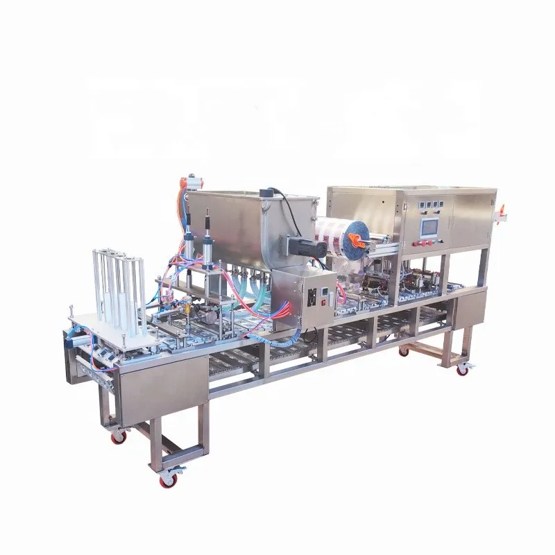 High Performance Ice Cream Sauce Water Jelly Cube Cup Making Filling and Sealing Machine