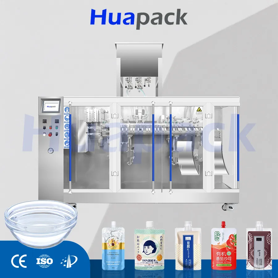 Spice Powder Jelly Liquid Sealing Packing Machine for Premade Sup with Spout