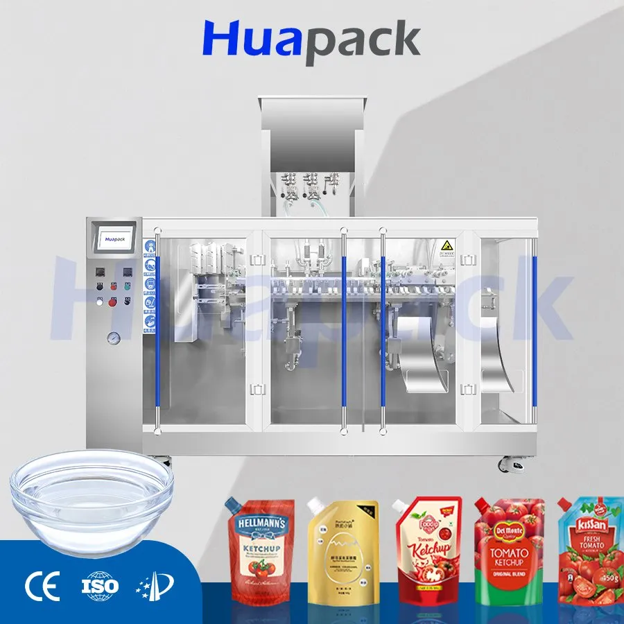 Spice Powder Jelly Liquid Sealing Packing Machine for Premade Sup with Spout